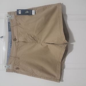 Khaki Polo Shorts- NWT